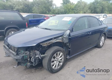 2014 Volkswagen Passat 1.8T Wolfsburg Edition from USA, damaged, VIN 1VWAT7A35EC089404